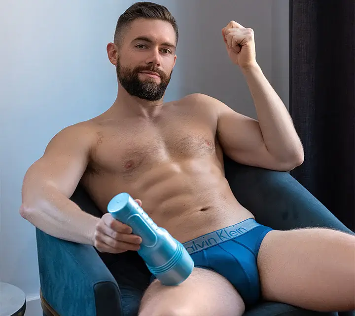 Мастурбатор-анус Fleshlight Fleshjack Boys: Griffin Barrows Cake зліпок, 25 см (тілесний) - фото 9