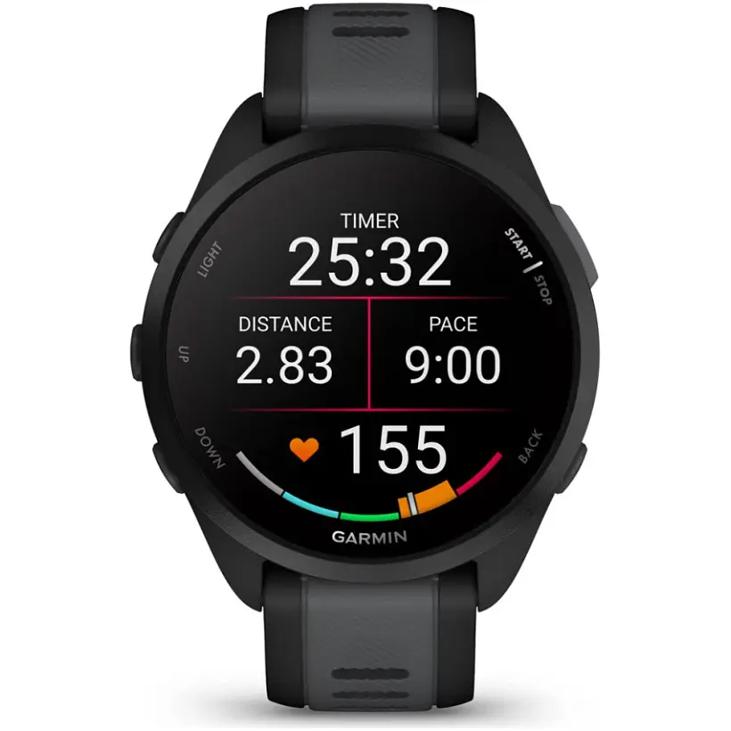 Смарт-годинник Garmin Forerunner 165 Black/Slate Gray [010-02863-20] [111827] - фото 7