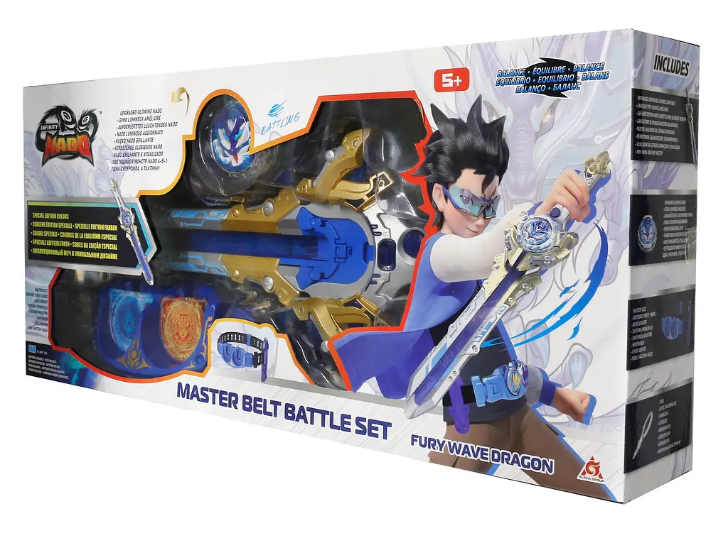 Набір Auldey VI Master Belt Battle Set Лютий Дракон Fury Wave Dragon Infinity Nado det0018438 - фото 4