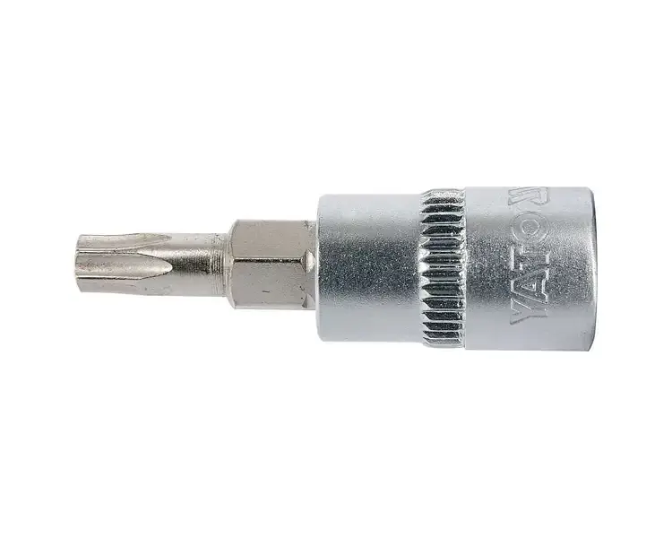 Головка торцева Yato квадрат 1/4" TORX Т25 L= 37 мм (YT-04305) - фото 2