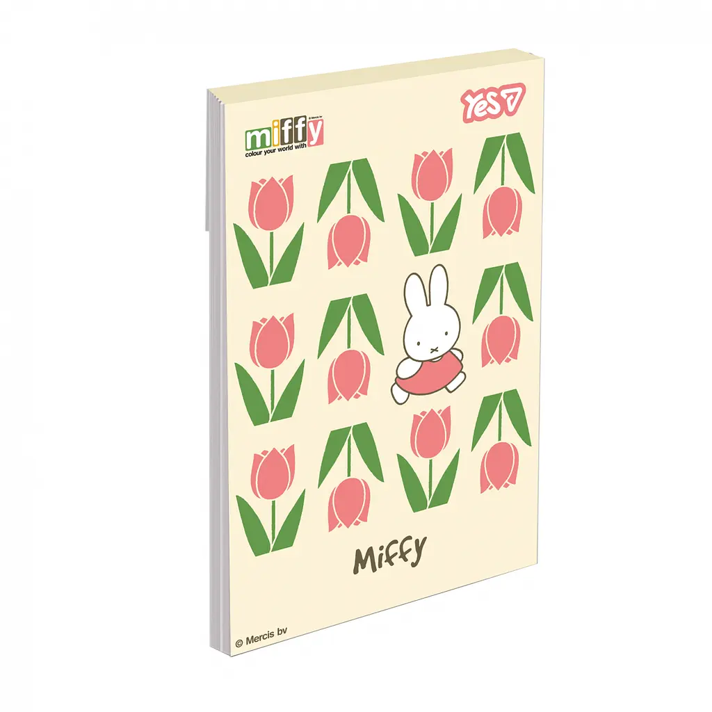 Блокнот Yes Miffy А7 48 аркушів клітинка 1 шт. в асортименті (152566) - фото 4