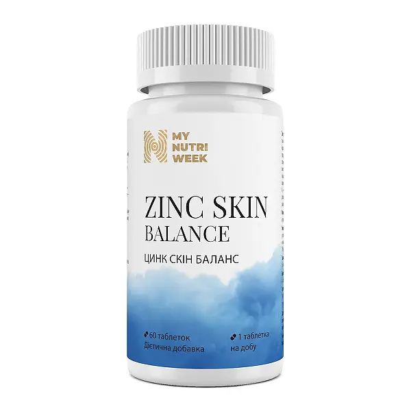 Цинк, Zinc Skin Balance - 60 caps