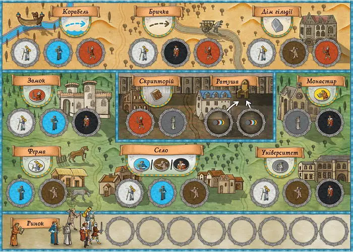 Настольная игра Games 7 Days Орлеан (Orleans) (укр.) (G7В062UA) - фото 3