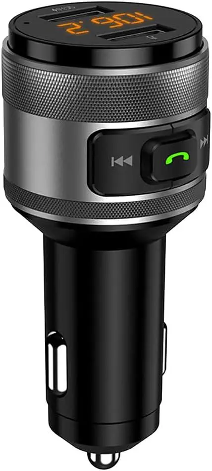 Автомобільний FM-модулятор C57 з Bluetooth 5.0, MP3 та швидкою зарядкою QC3.0 USB - фото 2