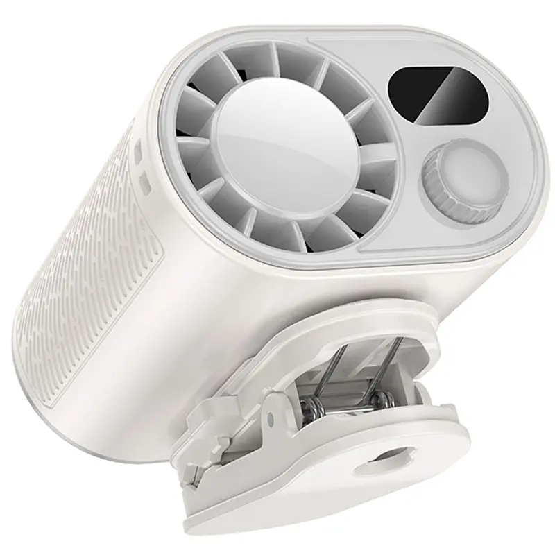 Портативний вентилятор HX609 handheld folding fan 3600 mAh White Hoco teh0029484 - фото 4
