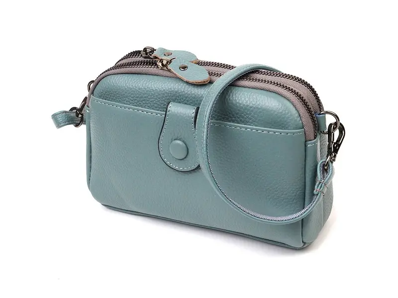 Жіночий шкіряний клатч Vintage 19х12х7 см sum0022687 - фото 10