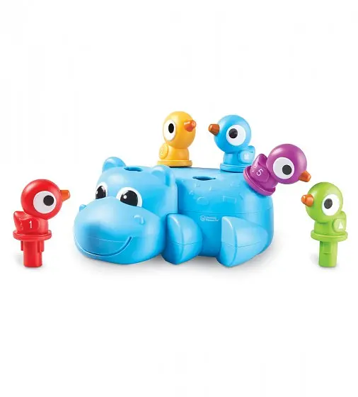 Обучающий игровой набор-сортер Learning Resources Умный бегемот Хьюи (LER9108) - фото 3