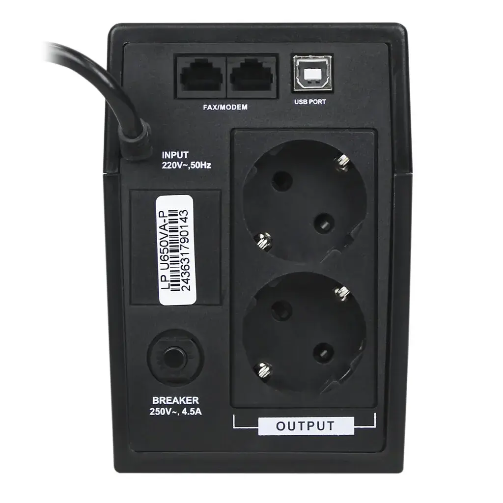 Пристрій безперебійного живлення LogicPower U650VA-P USB (2436) - фото 4