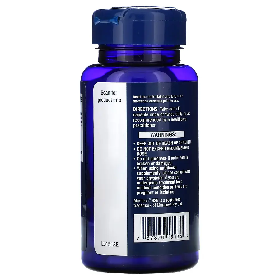Натуральна добавка Life Extension Optimized Fucoidan, 60 вегакапсул - фото 3