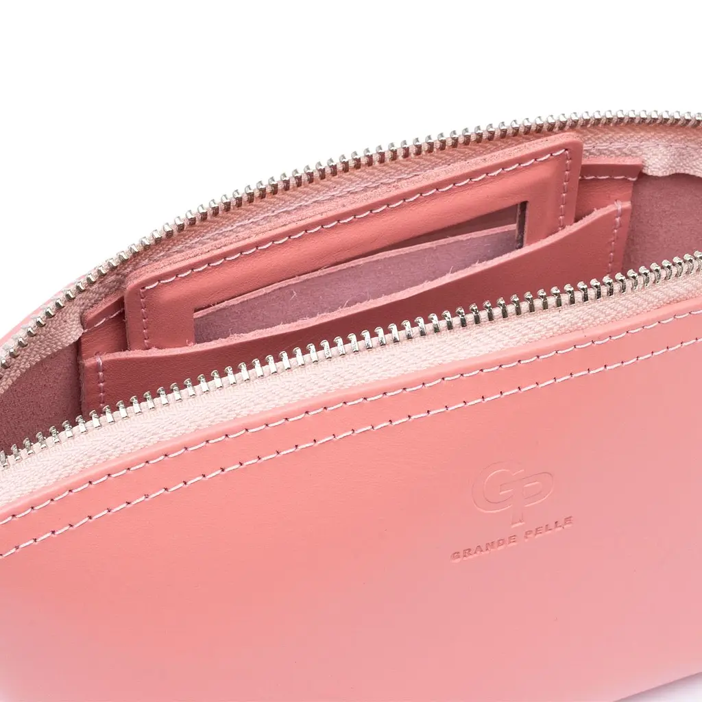 Жіноча косметичка зі шкіри Amelin Grande Pelle 11299 - фото 6