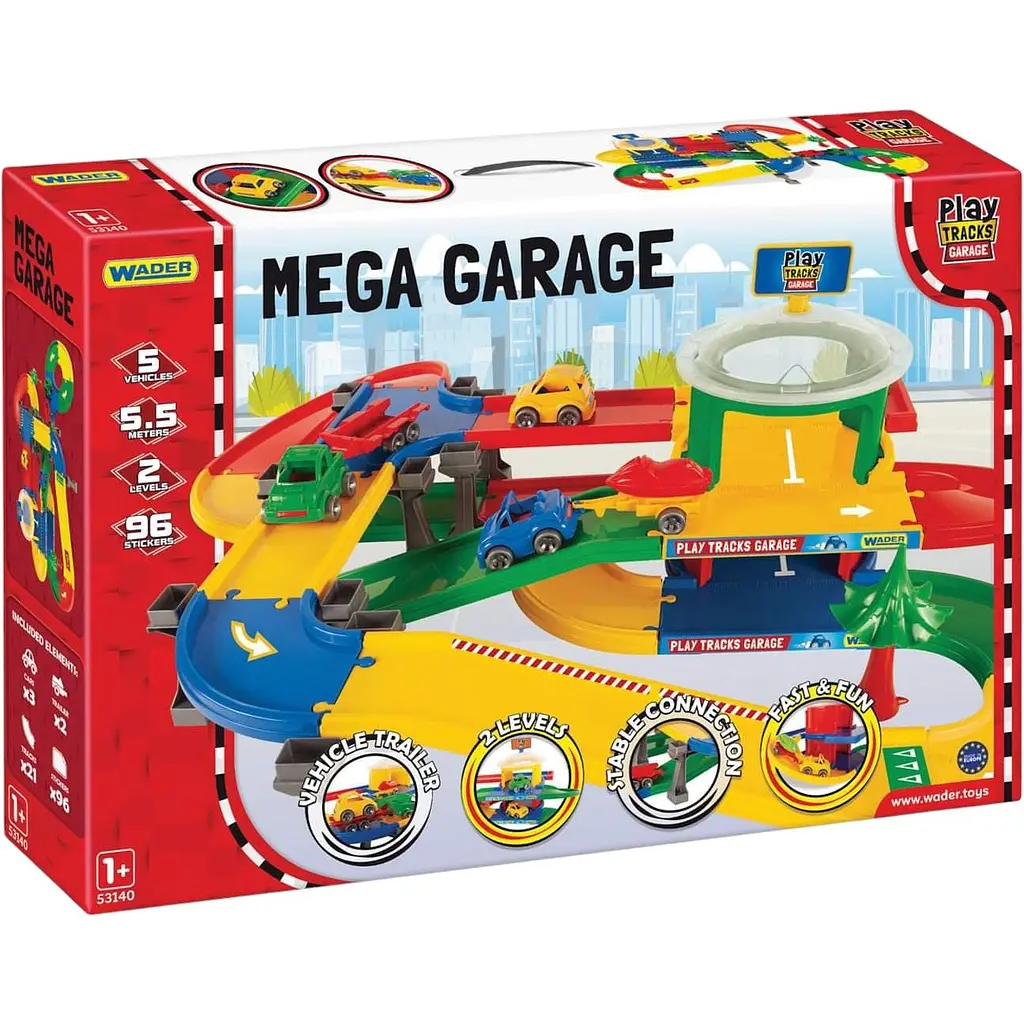 Гараж Wader Play Tracks Garage з трасою (53140) - фото 2