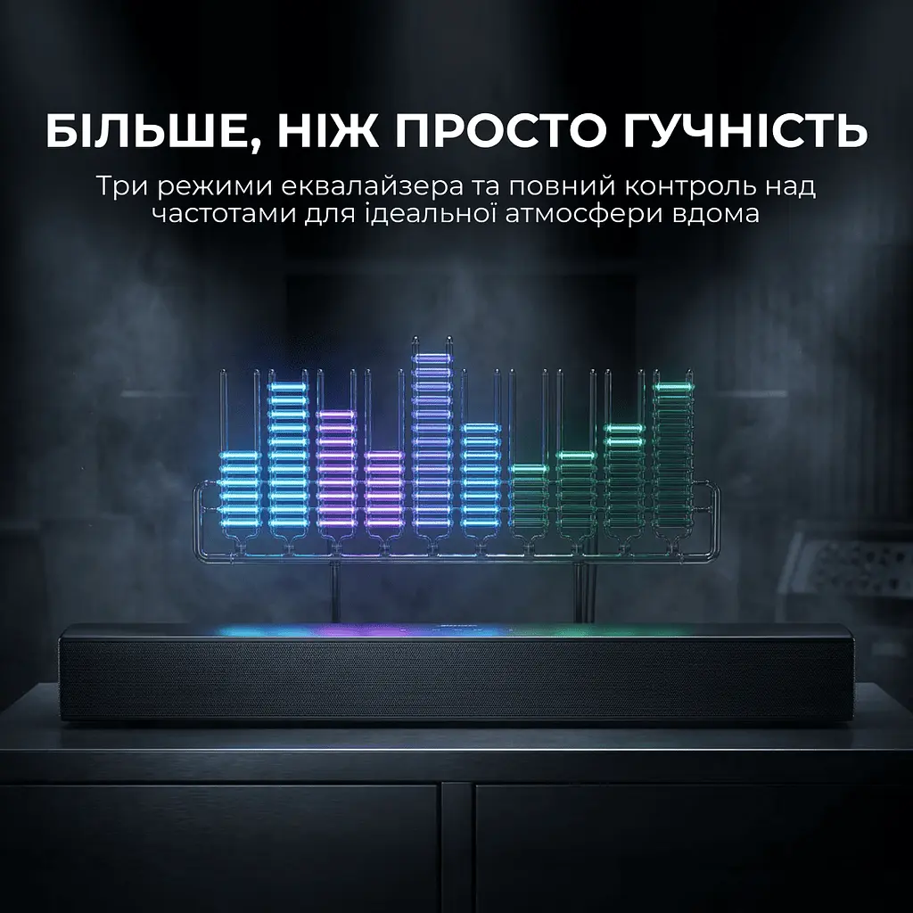 Саундбар Sharp HT-SB121 Black - фото 4
