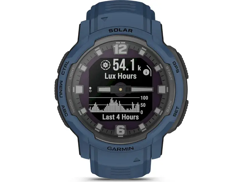 Смарт-годинник Garmin Instinct Crossover Solar Tidal Blue (010-02730-12/02) - фото 4
