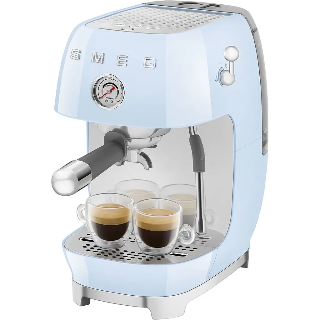 Кавоварка ріжкова Smeg ECF03PBEU Pastel Blue [169558] - фото 4