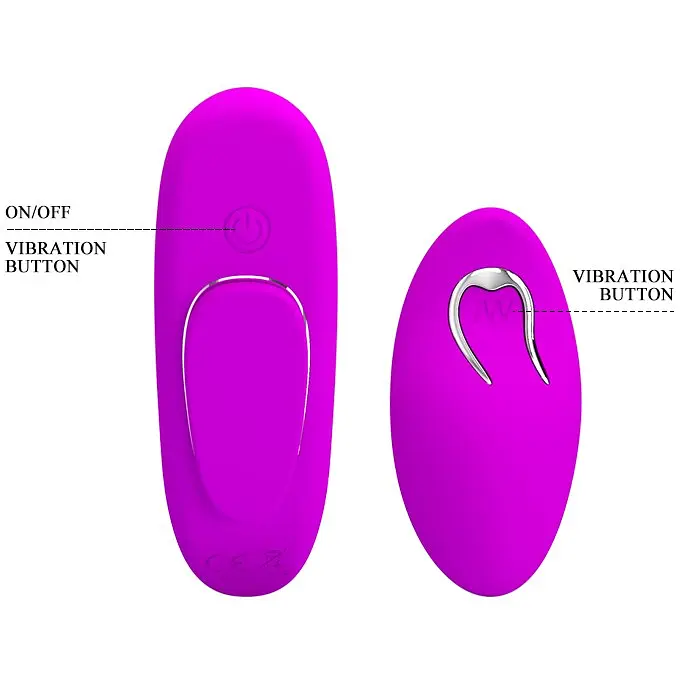 Трусики Baile Ly Romance Lisa Remote Panty Massager Purple Вібровкладка в, 9.5х3 см фіолетовий - фото 6