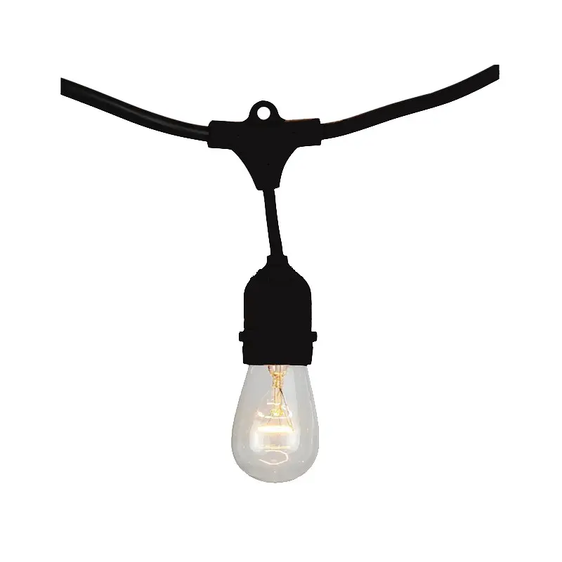 Вулична гірлянда з ретро лампами LED Edison 15шт Solar на сонячній батареї - фото 3
