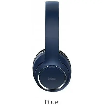 Навушники бездротові Hoco Journey Bluetooth Hi-Res W28 сині - фото 5