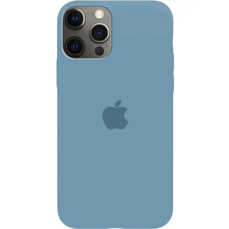Чохол-накладка Toto Silicone Full Protection Case Apple iPhone 12 Pro Max Navy Blue - фото 2