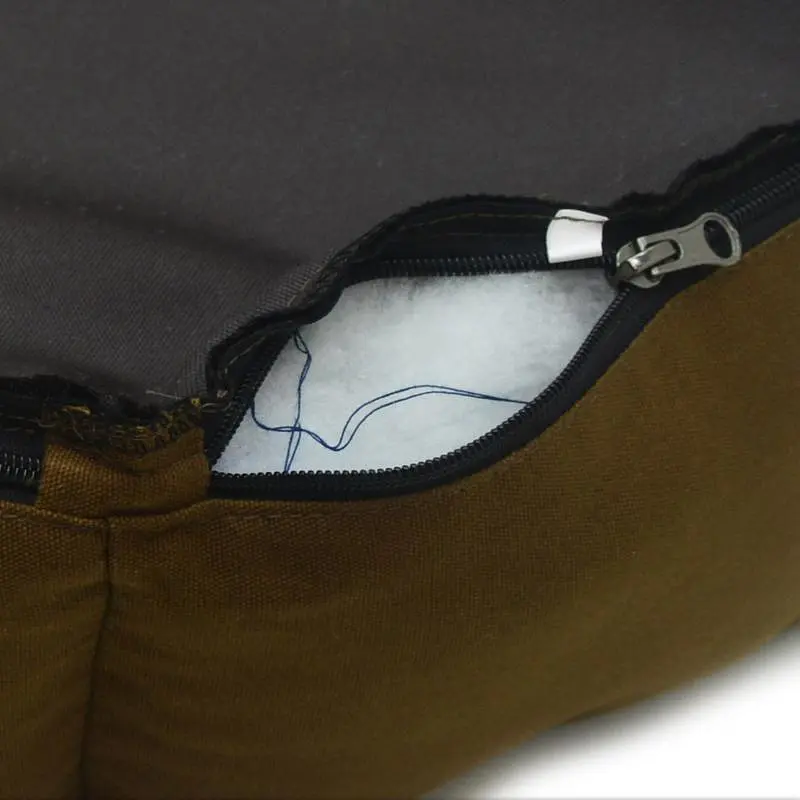 Лежак для маленьких собак та котів Zoo-hunt шестикутний Екко коричневий №3 60х17 см - фото 3