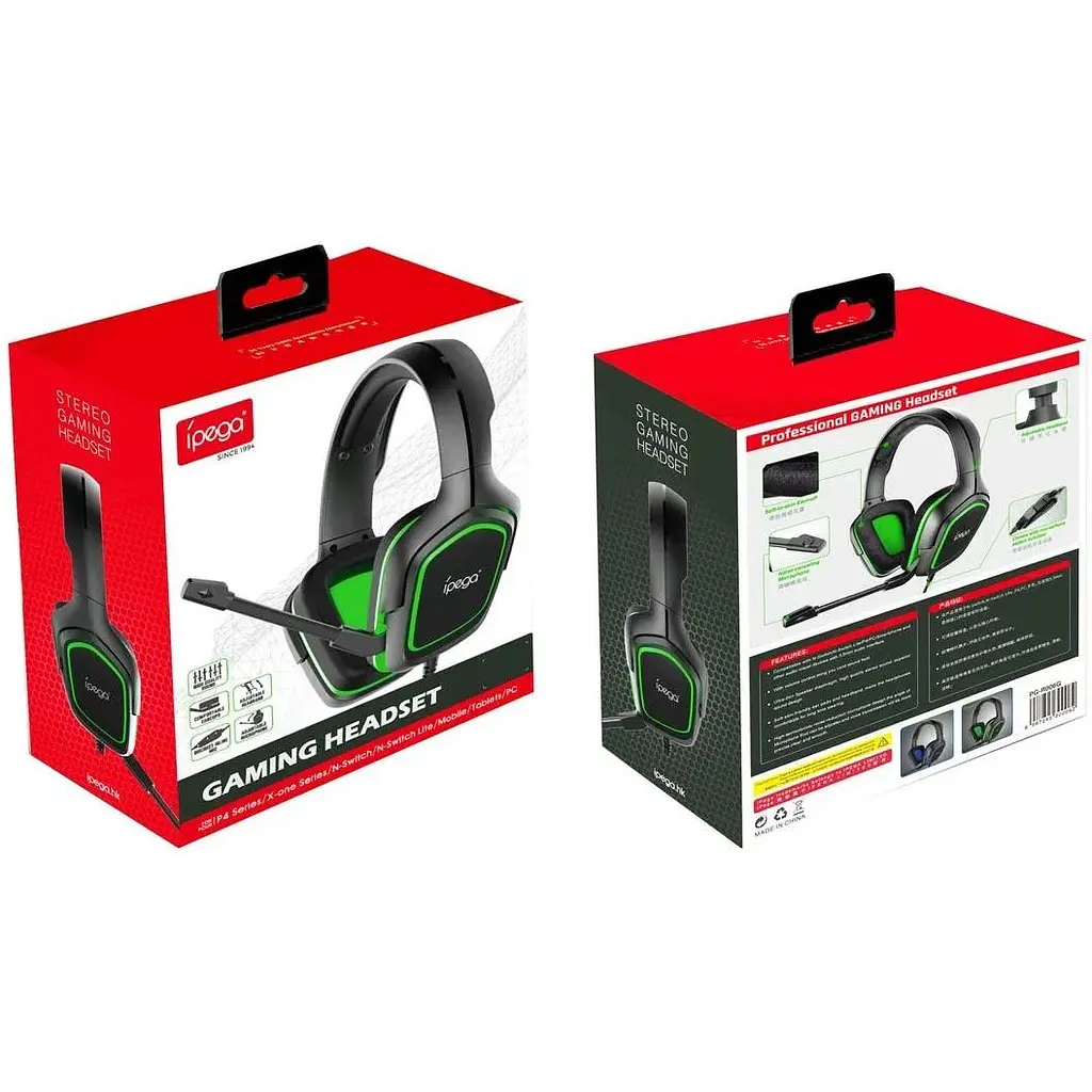 Наушники iPega Gaming PG-R006G Noice Reduction 3.5 mm - фото 2