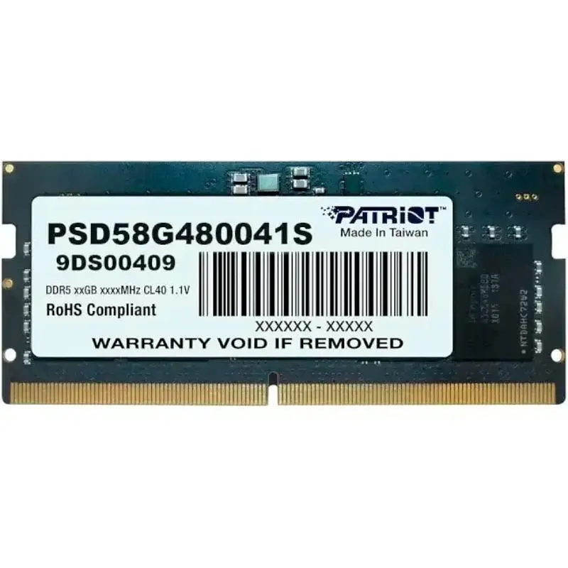 Модуль пам`яті SO-DIMM DDR5 8GB/4800 Patriot Signature Line (PSD58G480041S) - фото 2