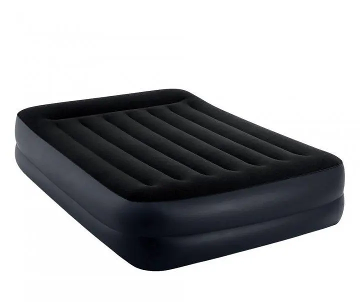 Двоспальне надувне ліжко Intex 64124 Pillow Rest Raised Bed з вбудованим електронасосом 152 x 203 x 42 с - фото 5