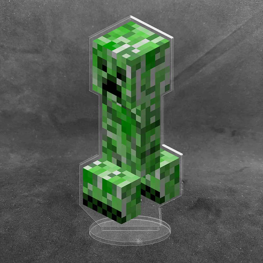 Акрилова колекційна фігурка Minecraft Майнкрафт Кріпер 15 см