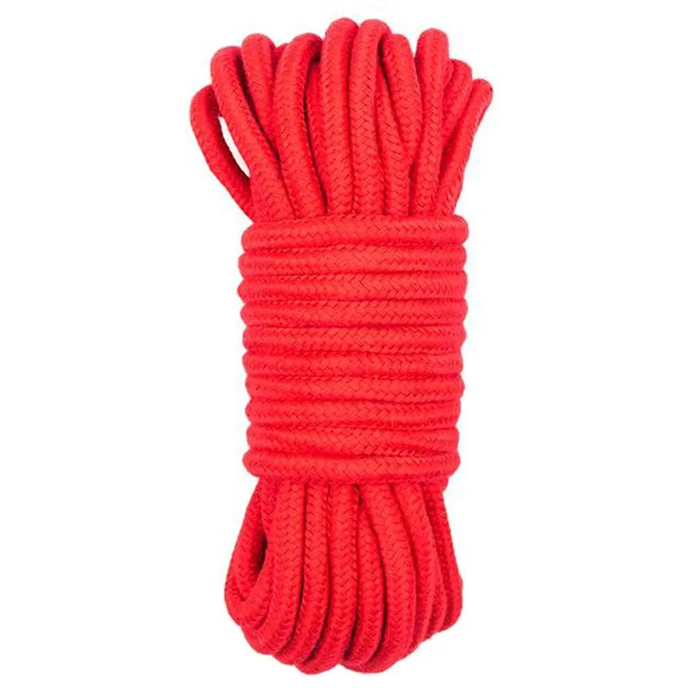 Мотузка для бондажу Latetobed Line Rope Red, 10 м (червоний)