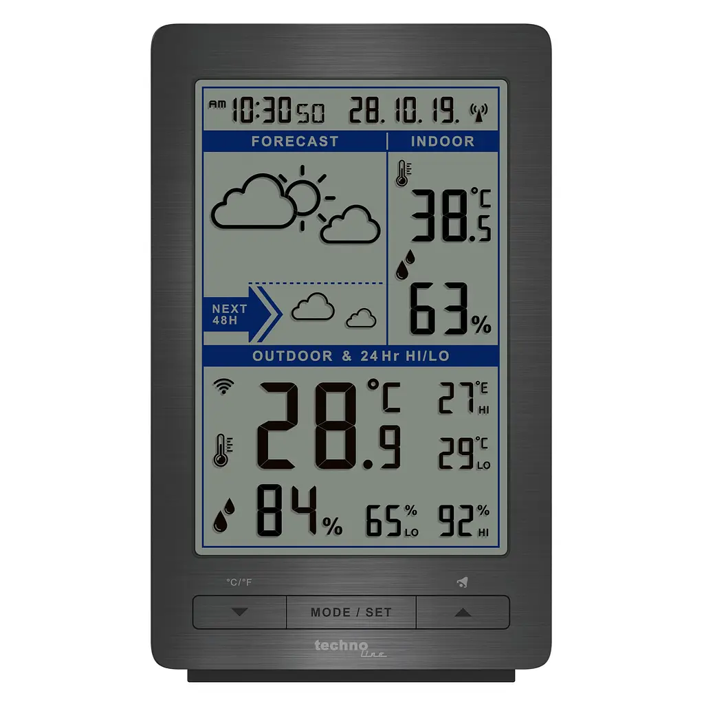 Метеостанція Technoline WS9485 Grey