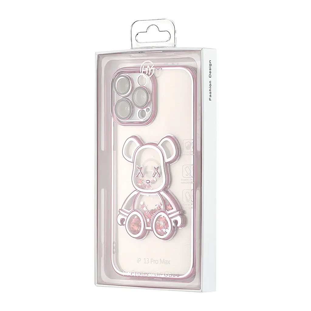 Чохол Shining Bear Case iPhone 13 Pro Max Pink - фото 2