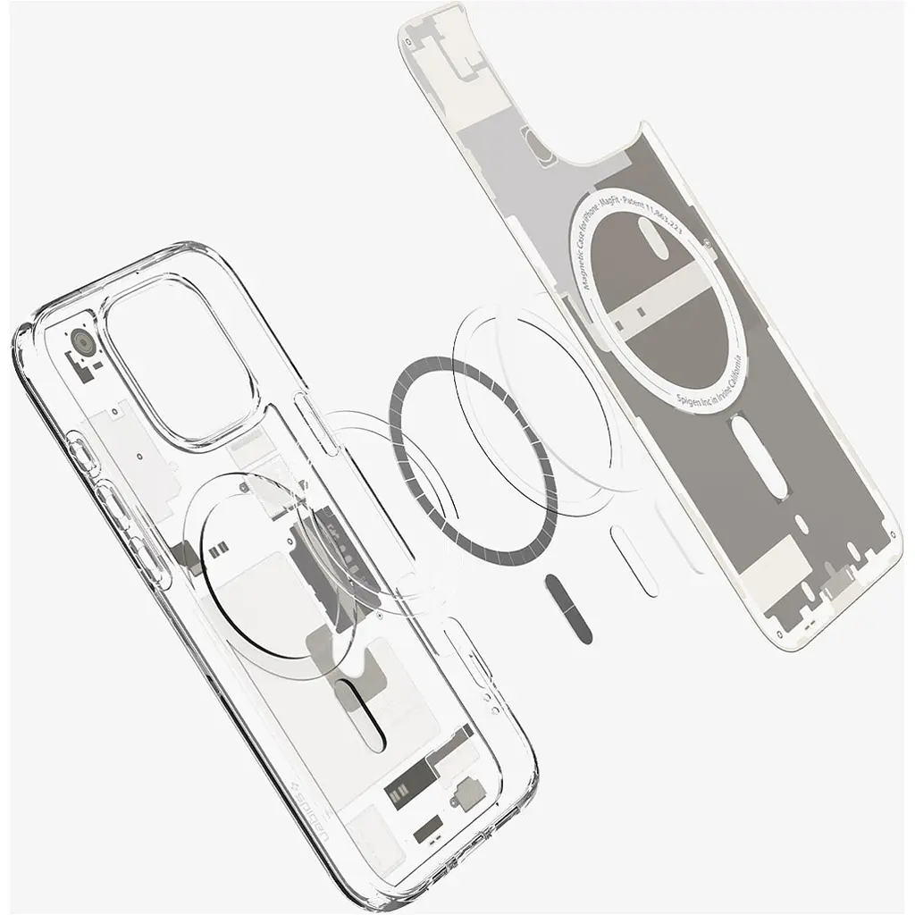 Чохол Spigen Ultra Hybrid with MagSafe для Apple iPhone 16 Pro Max Zero One Natural Titanium [ACS08381] [117873] - фото 6