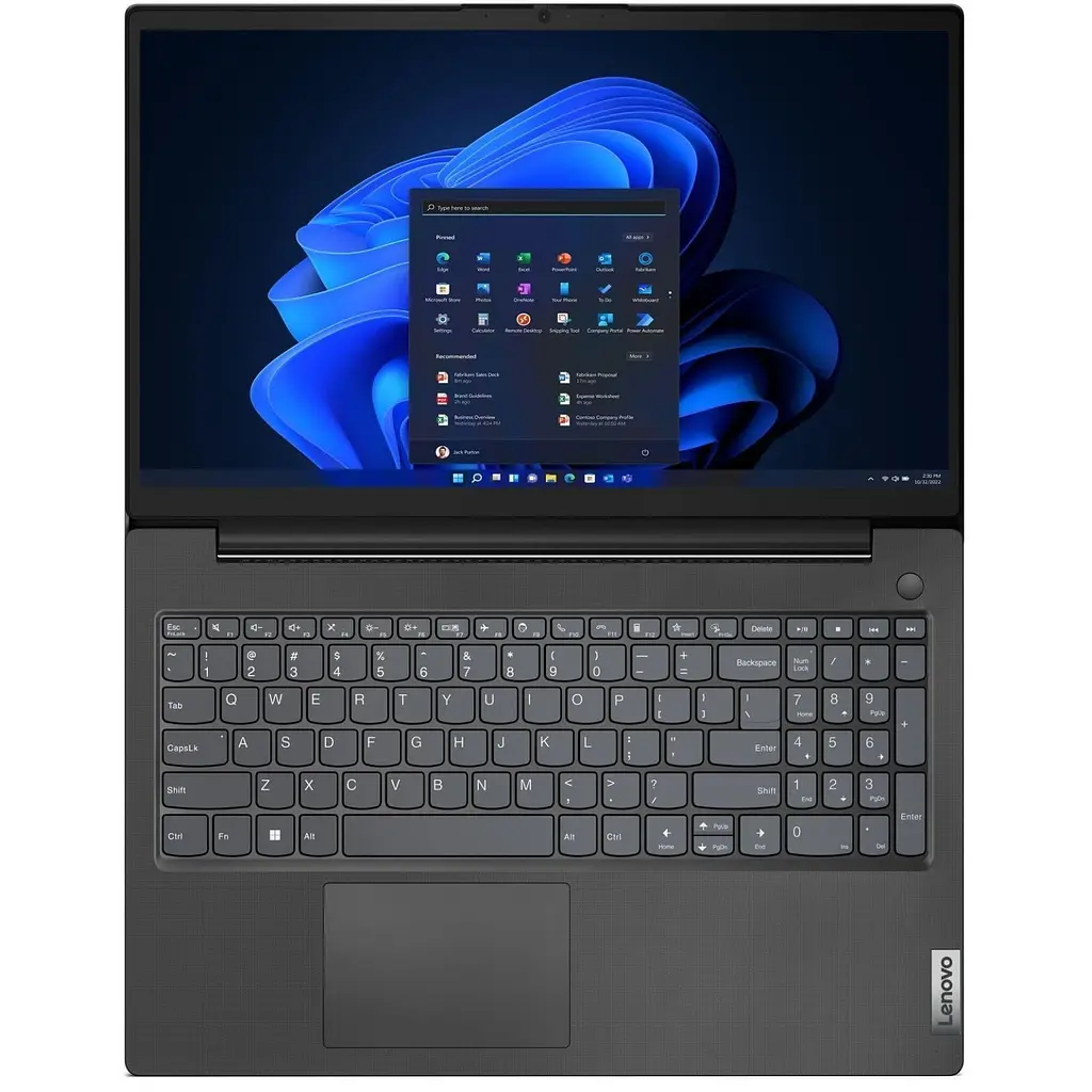 Ноутбук Lenovo 15.6 V15-G4 FHD IPS/Ryzen 3 7320U/8GB/256SSD/UMA/DOS/Black (82YU016NRA) - фото 4