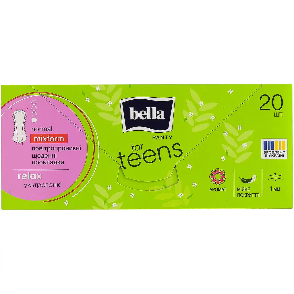 Прокладки гігієнічні Bella Panty for teens relax normal mixform 20 шт. - фото 6
