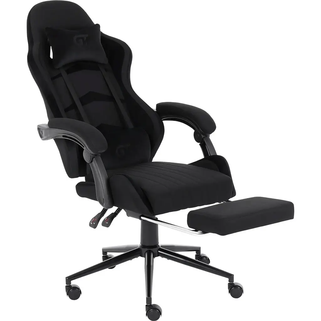 Геймерське крісло GT Racer X-2324 Fabric Black Suede [120755] - фото 3