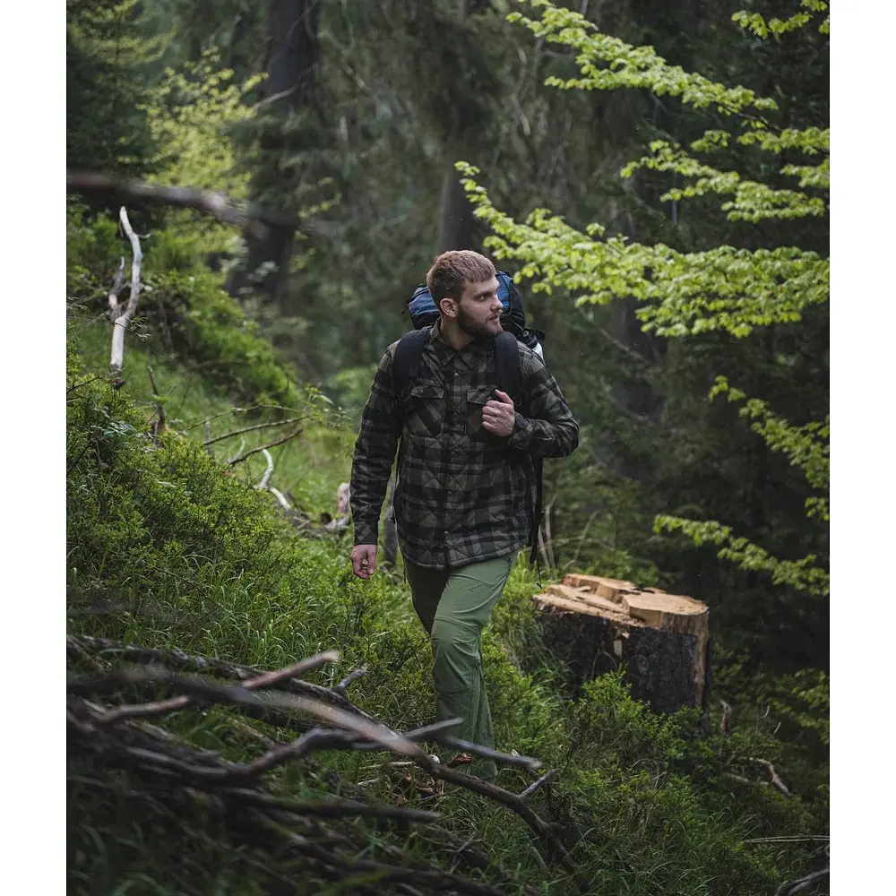 Куртка Frontier Tartan M Khaki - фото 9