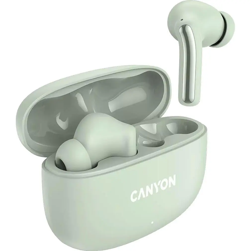 Наушники Canyon TWS OnGo 9 Green (CNS-TWS9G) - фото 2