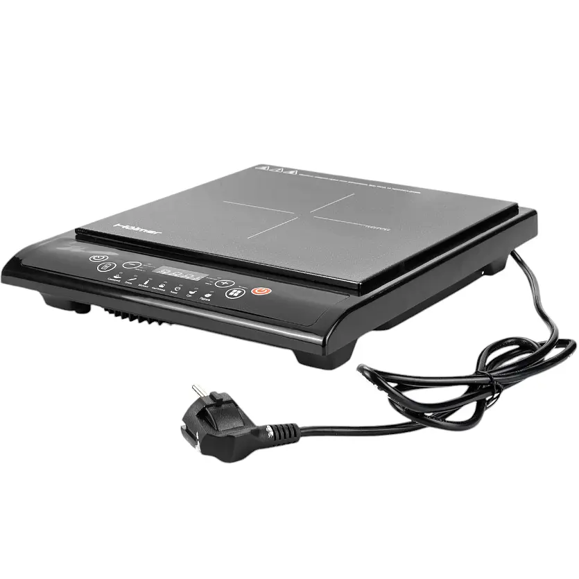 Плита настольная индукционная Holmer HIP-252C черная (HIP-252C) - фото 5