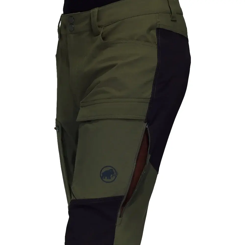 Штани Mammut Zinal Hybrid Pants M 54 short Dark Marsh-Black - фото 6