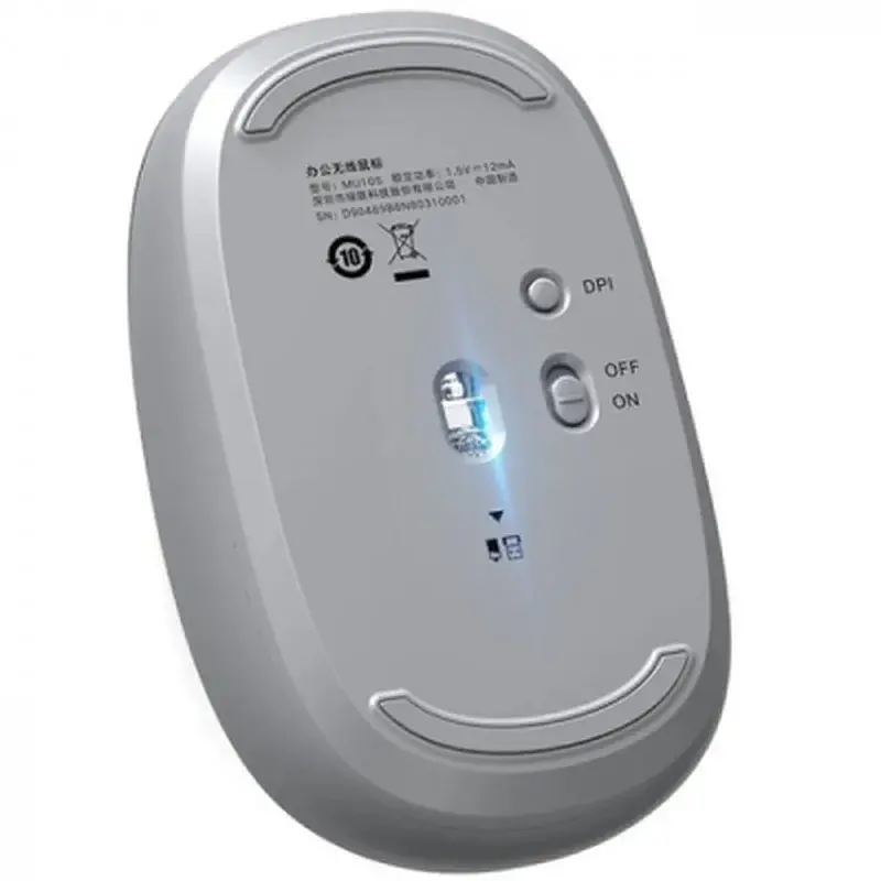 Мишка Ugreen MU105 Wireless Gray (90669) - фото 3