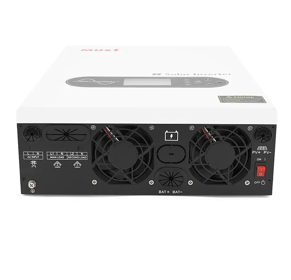 UPS ДБЖ гібридний інвертор MUST PV18-4024PREM-ECO 4000W, 24 V, заряд 60A, 170-280 V, MPPT (100 А, 60-360 Vdc) - фото 2