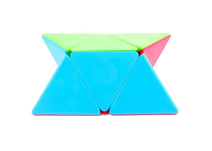 Кубик QiYi Пірамідка Рубіка 2x2 без наліпок (QiYi Pyraminix 2x2 color Stickerless) (0180) - фото 2