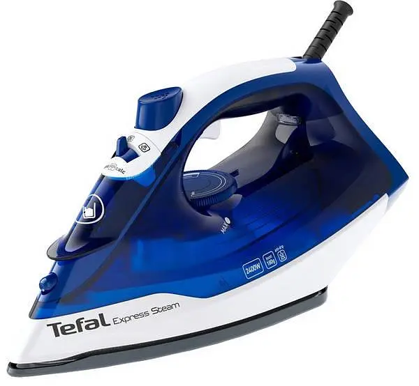 Утюг паровой Tefal FV2838 с регулировкой подачи пара 1 шт. синий (28110-IS) - фото 5