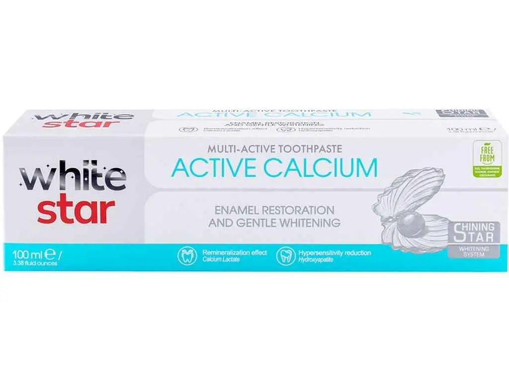 Зубна паста WHITE STAR 100 мл Active Calcium