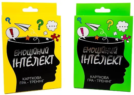 Карткова гра Strateg "Емоційний інтелект", розважальна, українською (30237)