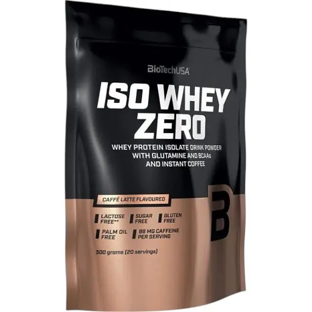Протеїн BiotechUSA Iso Whey Zero Кава латте 500 г