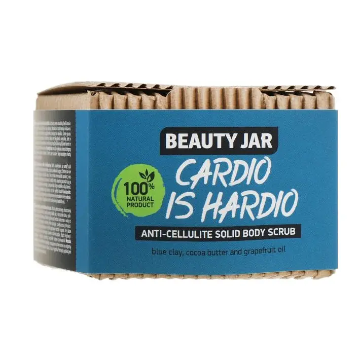 Твердый антицеллюлитный скраб для тела Cardio Is Hardio Beauty Jar 100 г - фото 2