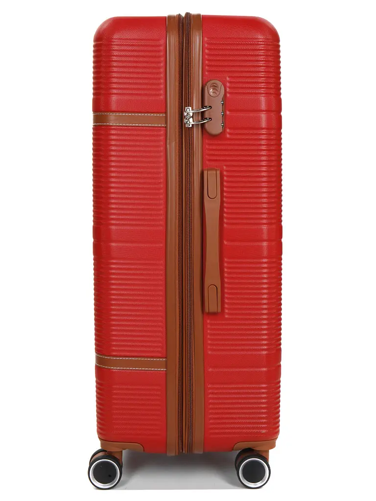 Валіза велика L ABS-пластик Worldline Airtex 629 76×52×30см 110л Червона - фото 5