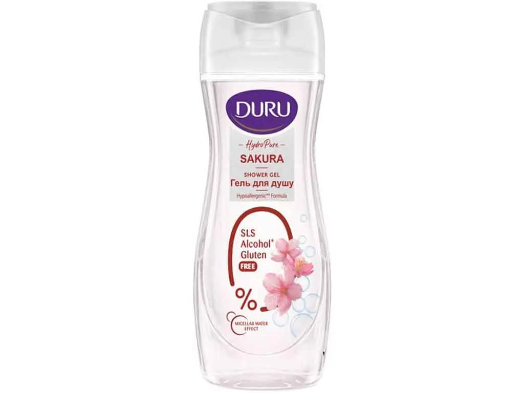Гель для душу DURU 250мл Hydro Pure Сакура