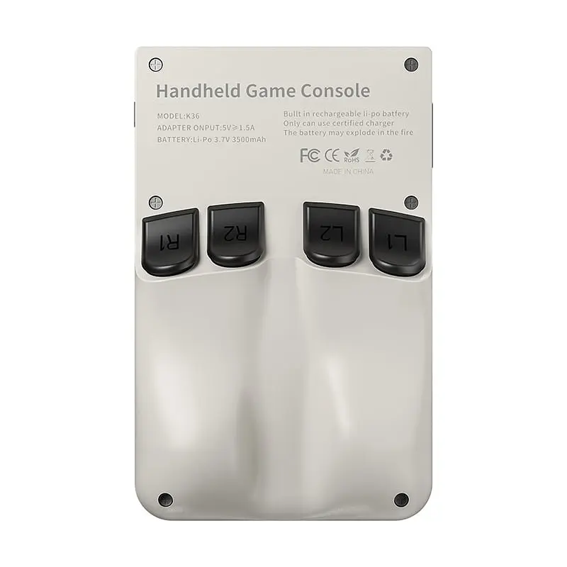 Портативная игровая консоль Kinhank K36 (R36S) Handheld 64GB (тёплый серый) + 16000 видеоигр - фото 5