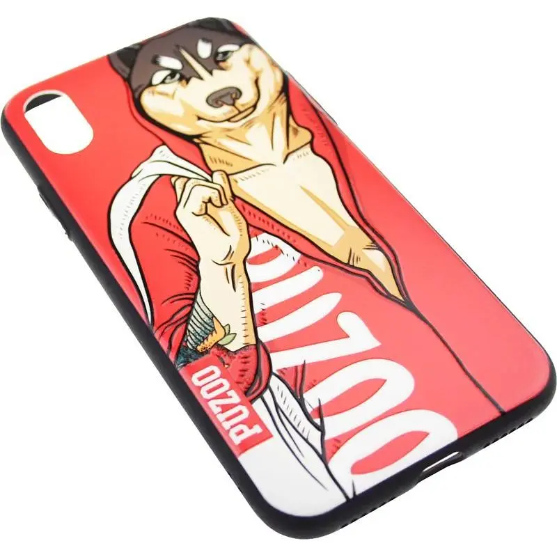 Чохол-накладка PUZOO Yuppie Phone iPhone X Red Du - фото 3